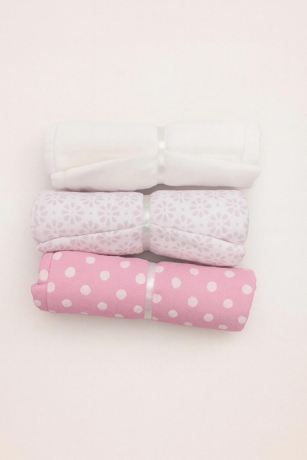 Cotton Muslin Swaddle Cloth Set (Set of 3, Assorted Prints) - view 9