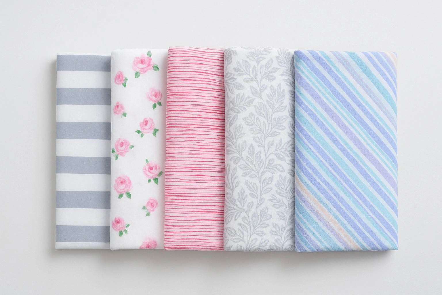 Cotton Muslin Swaddle Cloth Set (Set of 3, Assorted Prints) - view 10