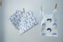 Baby Cotton Vest & Muslin Set (Assorted Prints)