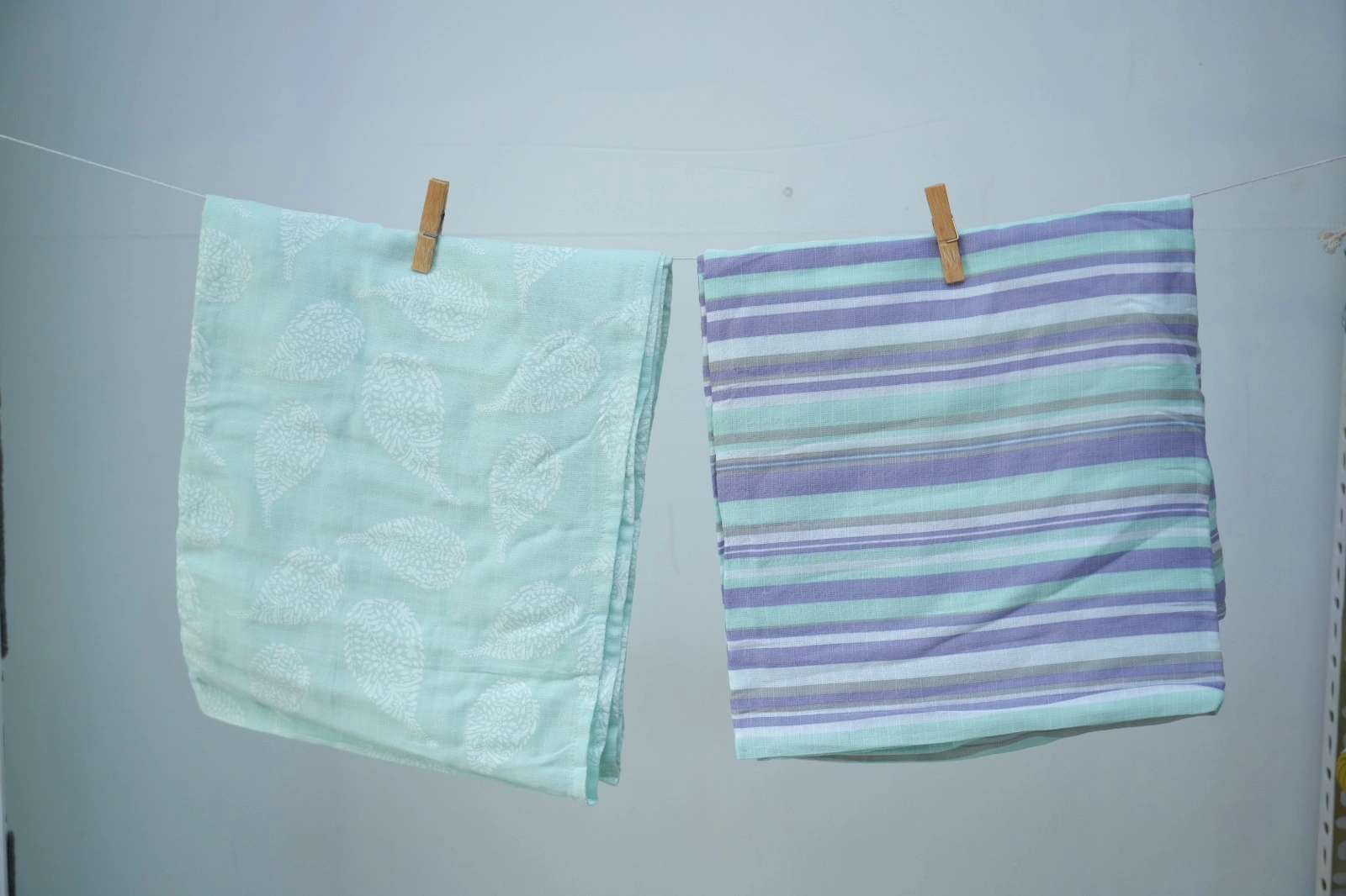 Cotton Muslin Swaddle Cloth Set (Set of 3, Assorted Prints) - view 11