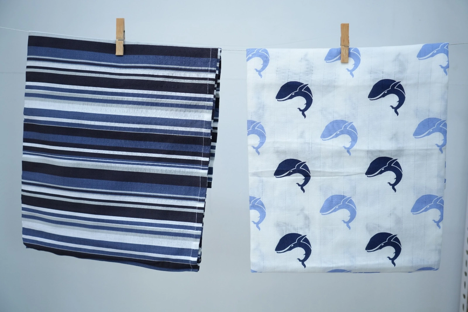 Cotton Muslin Swaddle Cloth Set (Set of 3, Assorted Prints) - view 13