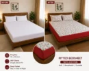 Fitted Cotton Bedsheet – Floral (King)