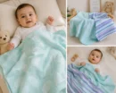 Cotton Muslin Baby Blanket (Assorted Prints)