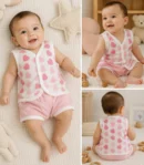 Baby Cotton Jabla & Shorts Set – Pink