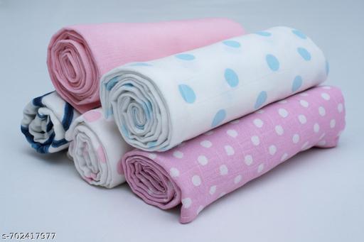 BABY TOWELS SWADDLES, Muslin Cloth, Baby Muslin, Muslin Cotton Cloth, Newborn Cloth, Baby Swaddle Cloth, Soft Baby Fabric Assorted design 3 pcs set