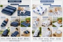 Organic Muslin Cotton Baby Blanket | Blue Stripe & Dolphin Print | 120x120 cm Large Wrap